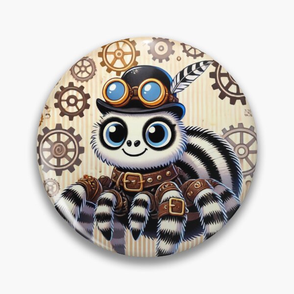 Item preview, Steampunk Zebra Tarantula designed and sold by Sillytoe.