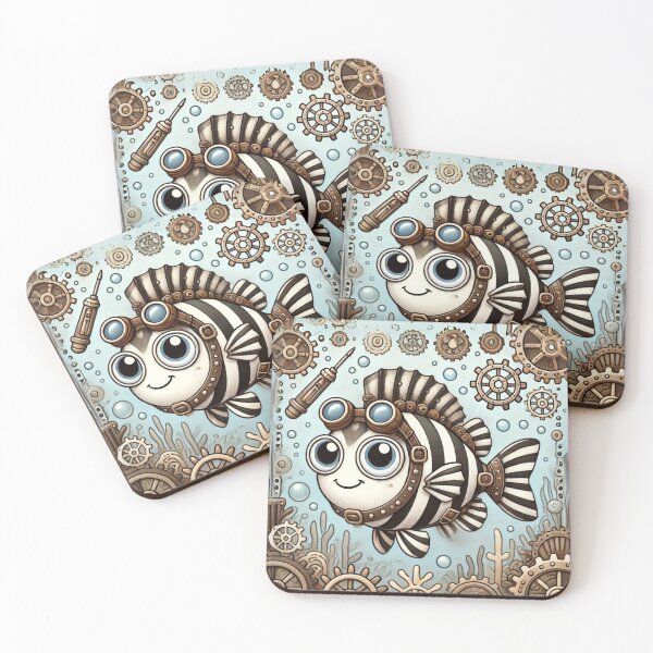 Item preview, Steampunk Zebrafish designed and sold by Sillytoe.