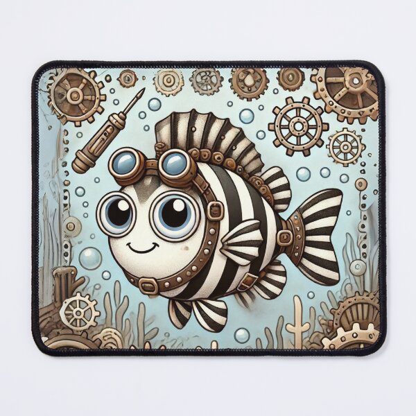 Item preview, Steampunk Zebrafish designed and sold by Sillytoe.