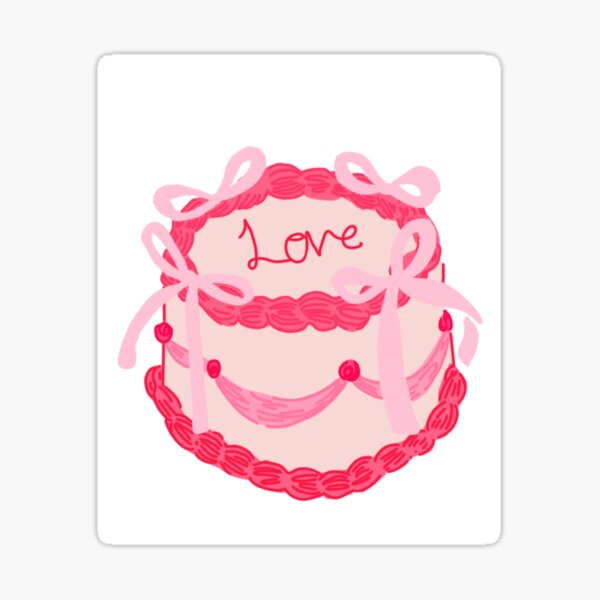 Item preview, Sweetheart Sprinkle Cake – A Love-Frosted Delight! designed and sold by Siiiierraaaaa.