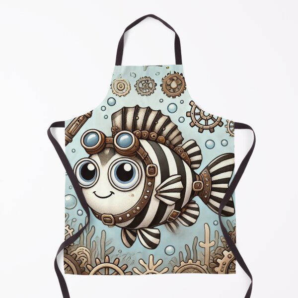Item preview, Steampunk Zebrafish designed and sold by Sillytoe.