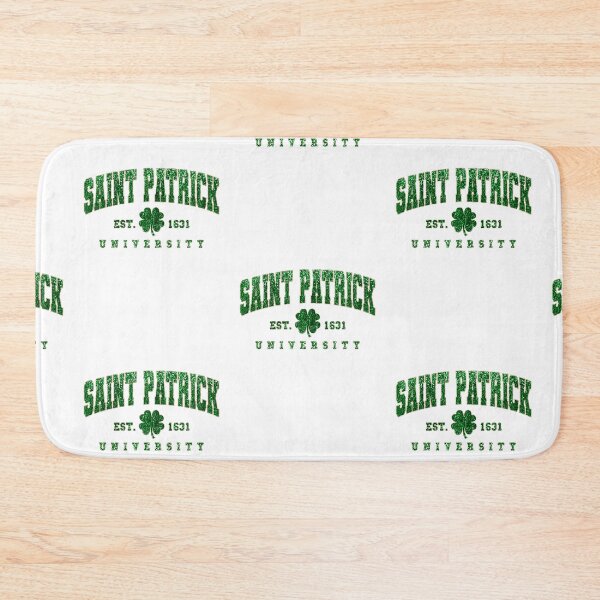 Artikelvorschau, St. Saint Patrick University Glitzerähnlicher Effekt entworfen und verkauft von ChattyKathieGifts.