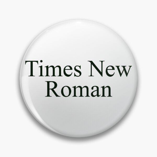 Item preview, Times New Roman text with times new roman font in two rows designed and sold by EmeraldeaArt.