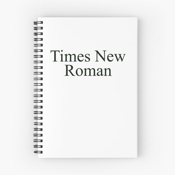 Item preview, Times New Roman text with times new roman font in two rows designed and sold by EmeraldeaArt.