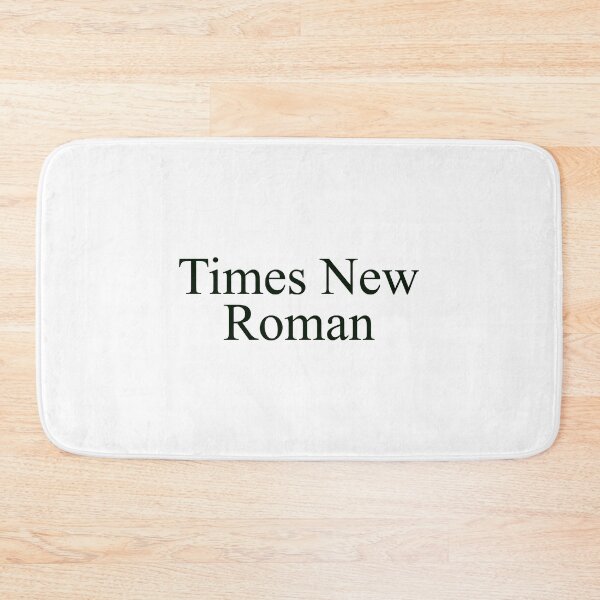 Item preview, Times New Roman text with times new roman font in two rows designed and sold by EmeraldeaArt.