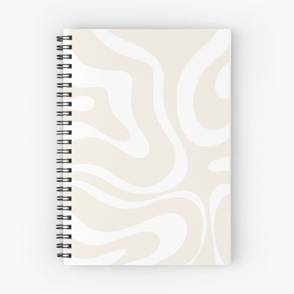 Item preview, Liquid Swirl Modern Abstract Pattern in Light Ecru Beige and White designed and sold by kierkegaard.