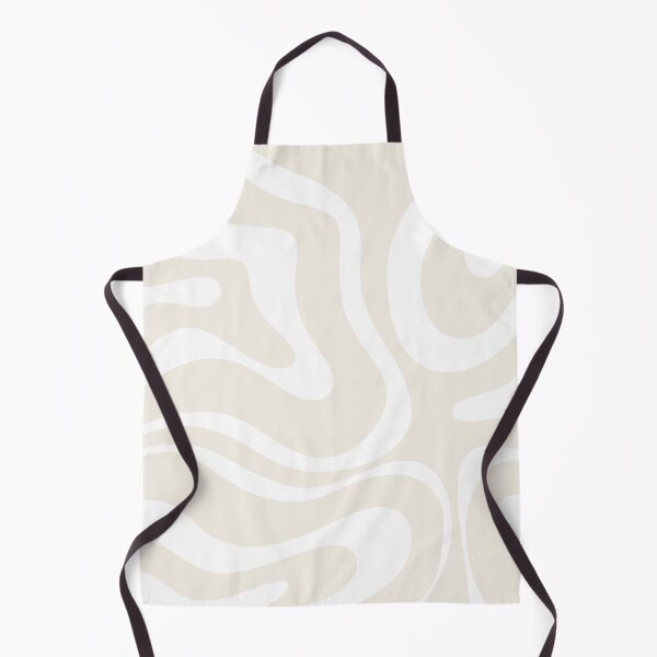 Item preview, Liquid Swirl Modern Abstract Pattern in Light Ecru Beige and White designed and sold by kierkegaard.