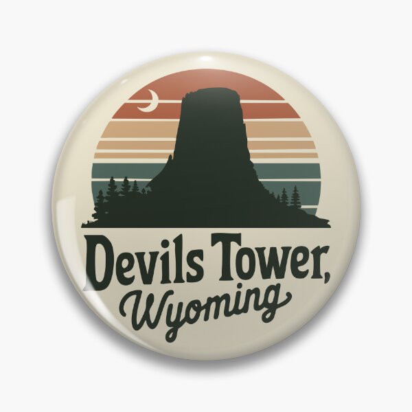 Item preview, Wyoming's Devils Tower: Vintage Adventure Awaits designed and sold by skiprender.