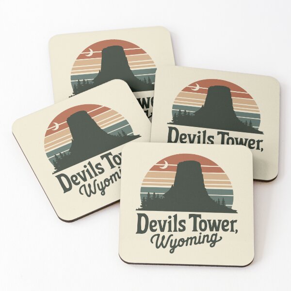 Item preview, Wyoming's Devils Tower: Vintage Adventure Awaits designed and sold by skiprender.
