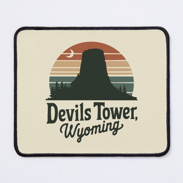 Item preview, Wyoming's Devils Tower: Vintage Adventure Awaits designed and sold by skiprender.
