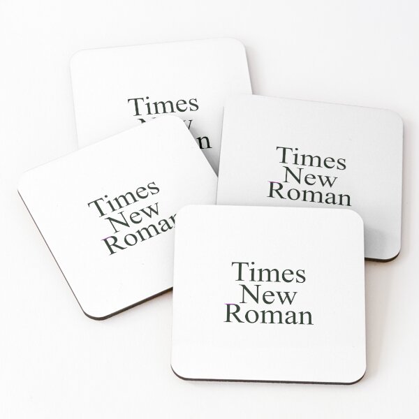 Item preview, Times New Roman text with times new roman font in three rows designed and sold by EmeraldeaArt.