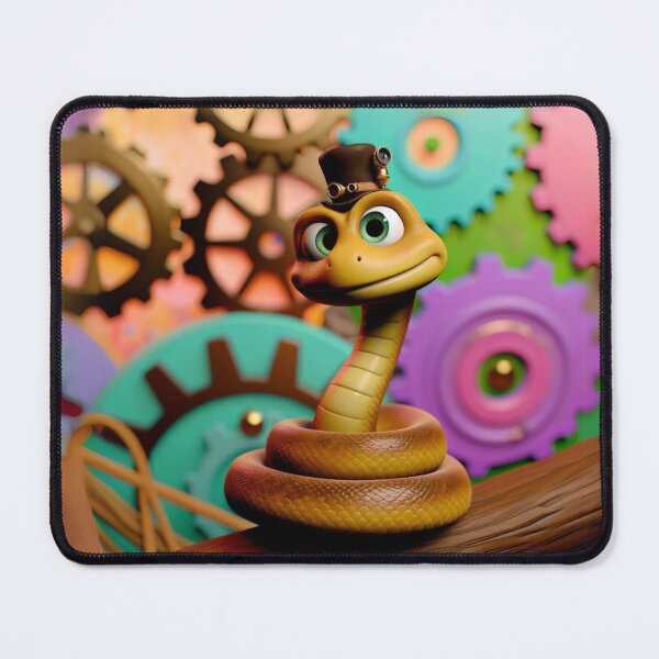 Item preview, Steampunk Aesculapian Snake designed and sold by Sillytoe.