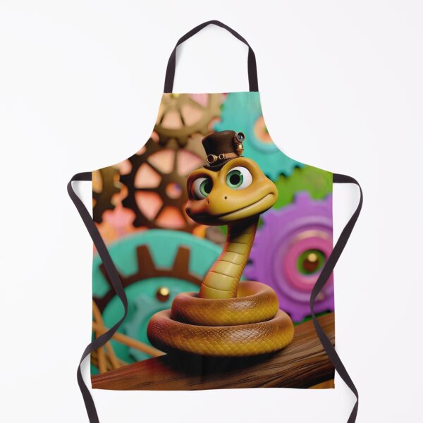 Item preview, Steampunk Aesculapian Snake designed and sold by Sillytoe.