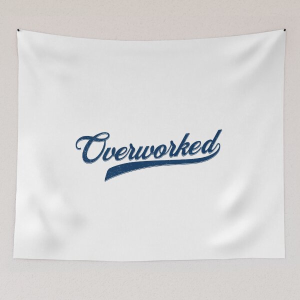Item preview, Classic Blue Funny Overworked designed and sold by HosvPrint .s.