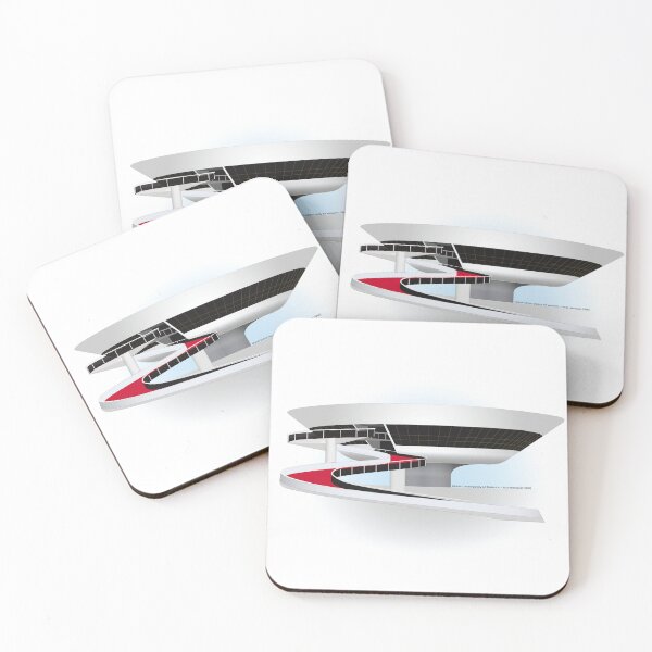 Item preview, Niterói Contemporary Art Museum - Oscar Niemeyer (1996) designed and sold by trapezedevil.