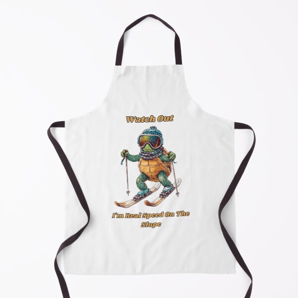 Item preview, Turtle On Skis With Ski Cap And Goggles designed and sold by MarcinDesign.
