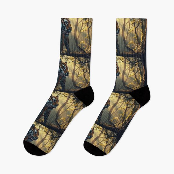 Item preview, Tiger in an Autumn Forest designed and sold by Skye Ryan-Evans.