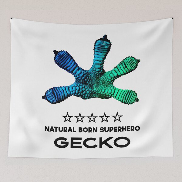 Item preview, Pie de gecko - verde y azul - Pies de gecko designed and sold by miskaralise.