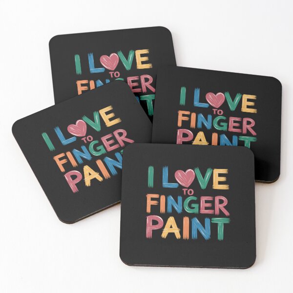 Item preview, I Love To Finger Paint Heart Design designed and sold by Peter Stawicki.