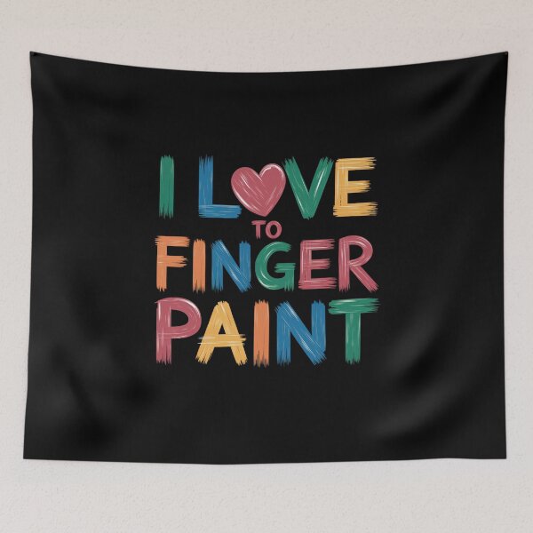 Item preview, I Love To Finger Paint Heart Design designed and sold by Peter Stawicki.