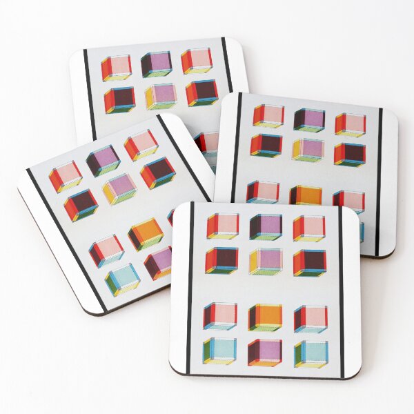 Item preview, Cubos de colores abstractos designed and sold by MAB-Stickers.