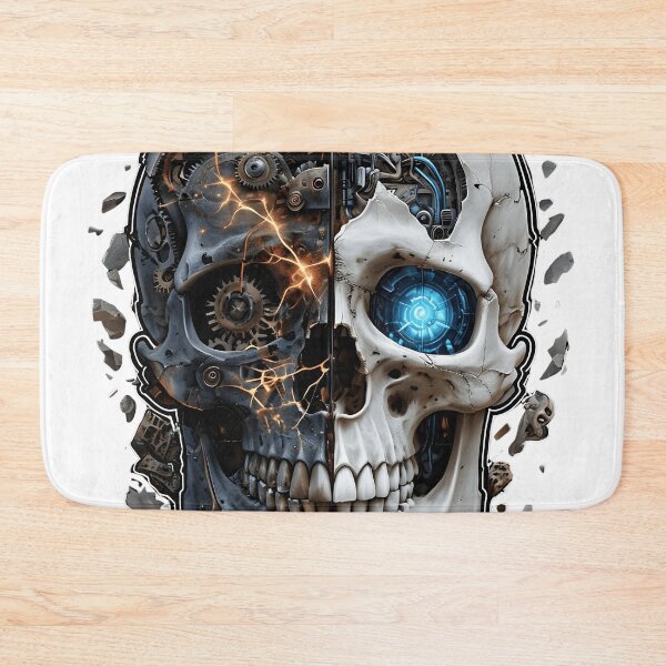 Item preview, Duality of Mechanized Mortality designed and sold by MYTHIC PEEL STICKERS.