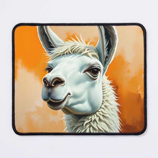 Item preview, Llama Oil Painting Style South American Wildlife Conservation designed and sold by kakarikihill.