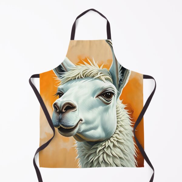 Item preview, Llama Oil Painting Style South American Wildlife Conservation designed and sold by kakarikihill.