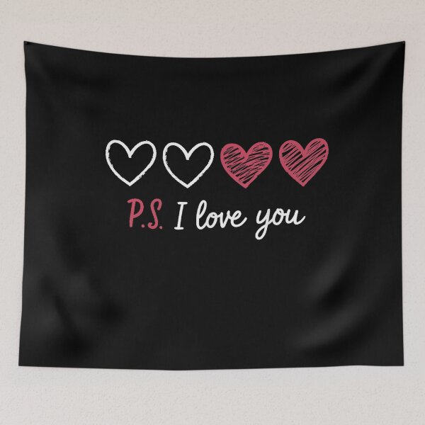 Item preview, PS I Love You Day Valentine's Day Purple Heart Women Men Kid designed and sold by studiopekepeke.