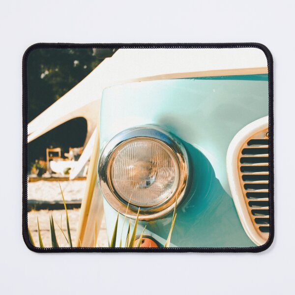 Item preview, Sky Blue Retro Car designed and sold by Cheeky Lounge.