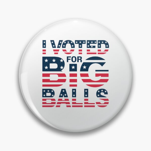 Item preview, I Voted For Red White and Blue Big Balls Design designed and sold by Peter Stawicki.