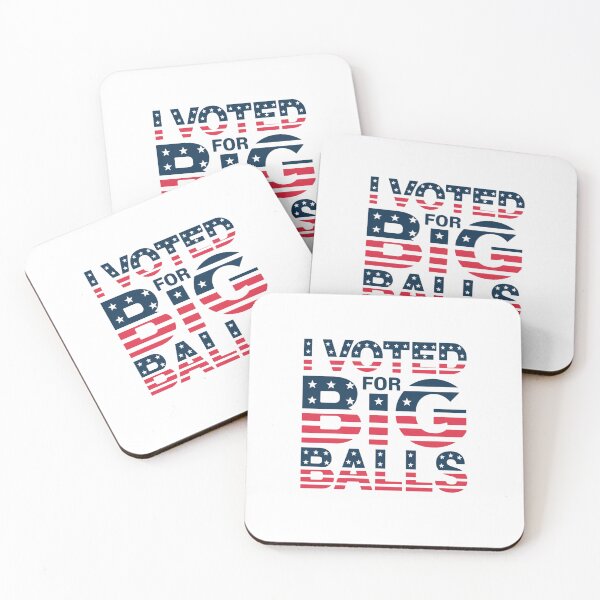 Item preview, I Voted For Red White and Blue Big Balls Design designed and sold by Peter Stawicki.