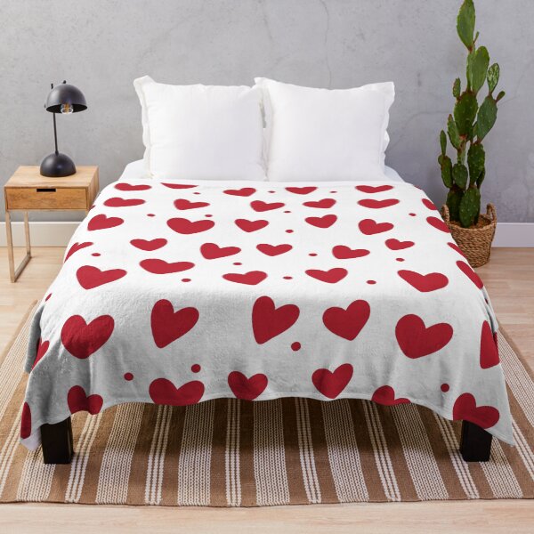 Item preview, red hearts pattern, valentines day designed and sold by helenostore.
