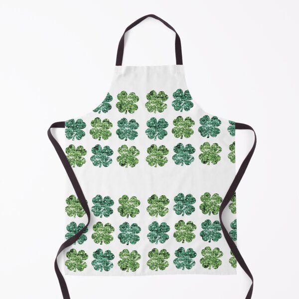 Item preview, St Patrick’s Day Shamrock 9 faux sequin glittery designed and sold by ChattyKathieGifts.