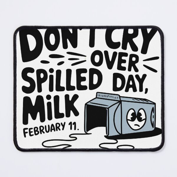 Item preview, don't cry over spilled milk day february 11 designed and sold by Dracula007.
