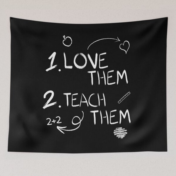 Item preview, Love Them First Teach them Second Teacher Valentines  designed and sold by Zeemazoo.