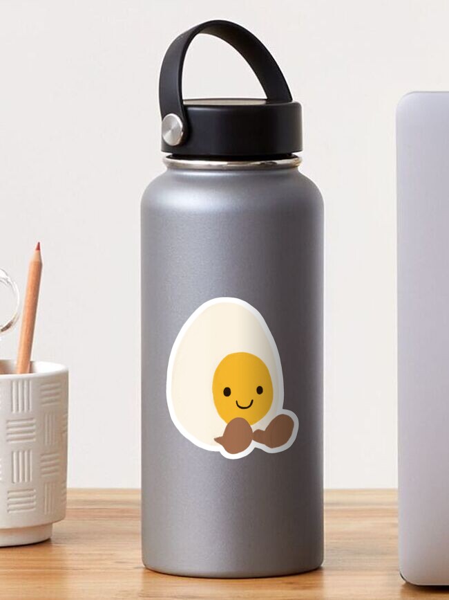 Thumbnail 1 von 3, Sticker, Süßes Plüschtier Jellycat mit gekochtem Ei designt und verkauft von adriekins.
