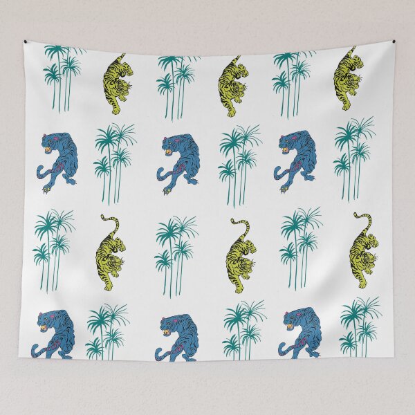 Item preview, Tigers and Palms designed and sold by Jan Weiss.