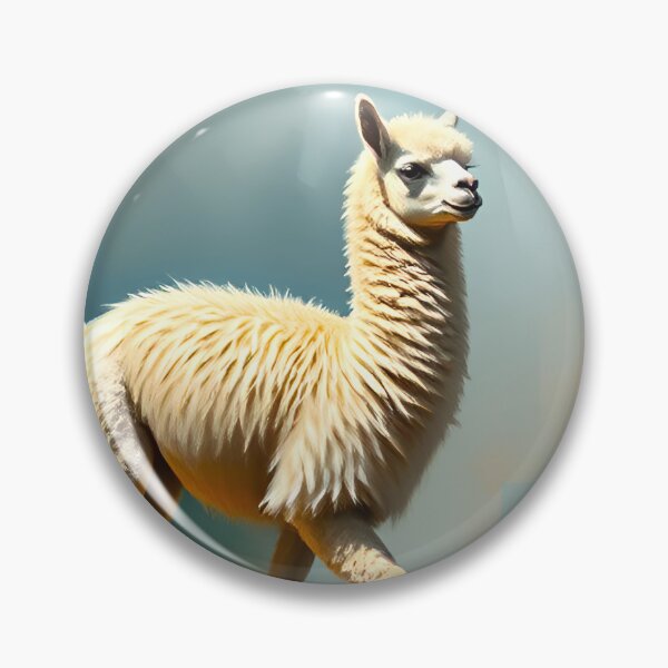 Item preview, Llama Oil Painting Style Andes Wildlife Conservation designed and sold by kakarikihill.