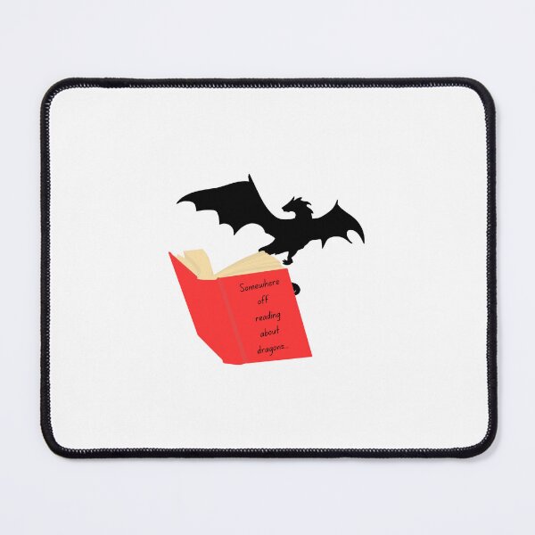 Item preview, Somewhere Off Reading About Dragons designed and sold by OTave.
