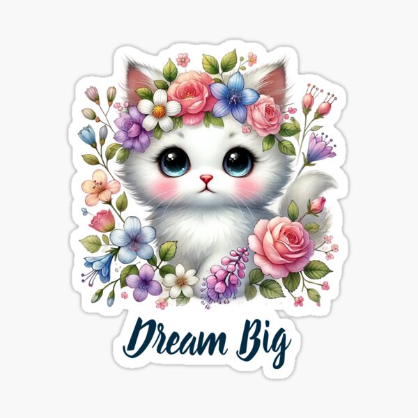 Item preview, The Cat Commands: Dream Big designed and sold by MazzleDesign.