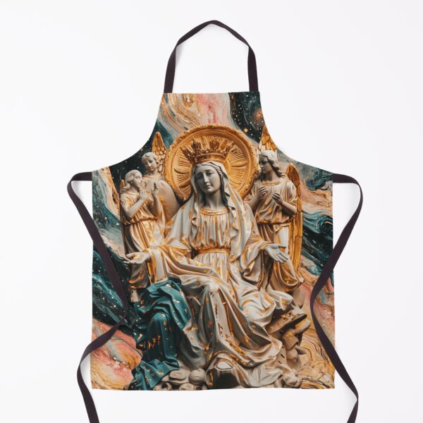 Item preview, Madonna Queen of Heaven | Catholic Art with Angels designed and sold by Nicholas Panek.