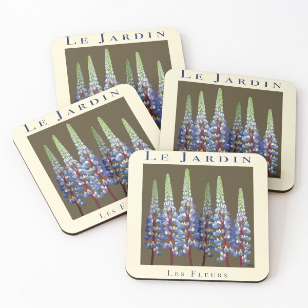 Item preview, Le Jardin - Les Fleurs - Lupin Garden  designed and sold by KateVanFloofno1.