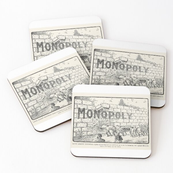 Item preview, Working Class Labor Demolishes Monopoly designed and sold by MAB-Stickers.
