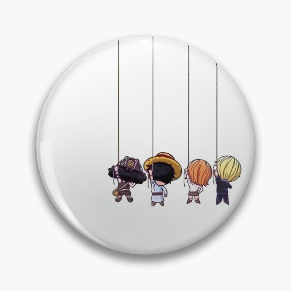Item preview, Straw Hat Crew Hanging On Ropes designed and sold by artiisa.