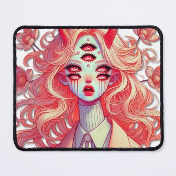 Item preview, Pink Cherry Blossom Fashionista Demon Babe designed and sold by SublimeFairy.