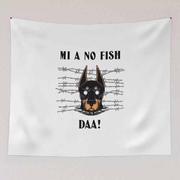 Item preview, Mi A No Fish, I'm Not A Fish NB, Jamaican Patois designed and sold by Kolcha.
