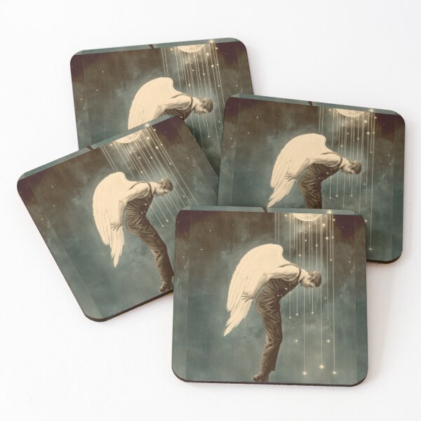 Item preview, Falling Celestial Angel Man  designed and sold by Molly's Gone Mad .