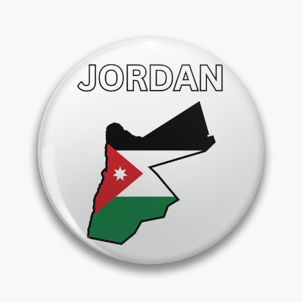 Item preview, Jordan Flag Map designed and sold by atomstartup.