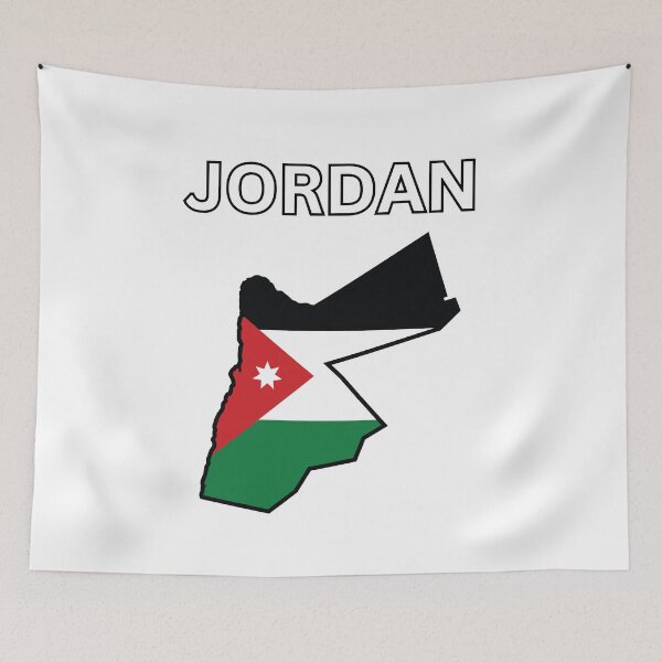 Item preview, Jordan Flag Map designed and sold by atomstartup.